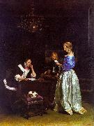 Gerard Ter Borch The Letter_a oil painting on canvas